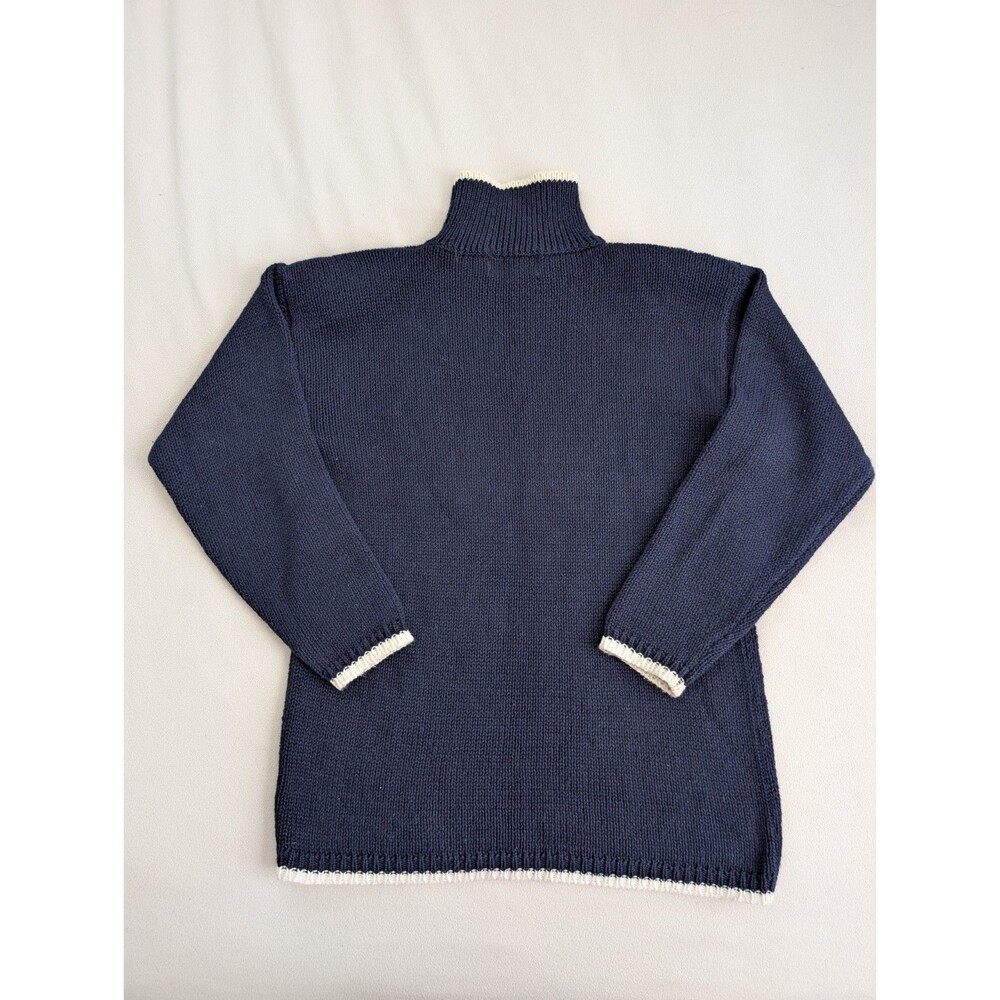 The Eagle's Eye Sweater Womens Medium Knit Cat 1993 Grandma Cottage Core - Picture 2 of 5